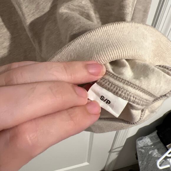 Tommy Bahama Long Sleeve 1/2 Zip Mock Neck Pullover Sweater Off-White Mens Small - Picture 4 of 5